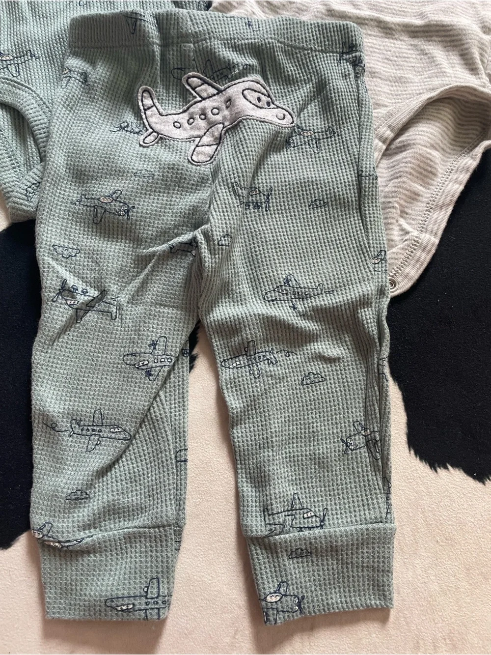 2/$12 Carters Airplane Outfit